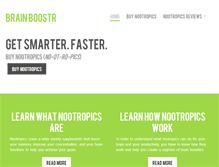 Tablet Screenshot of brainboostr.com